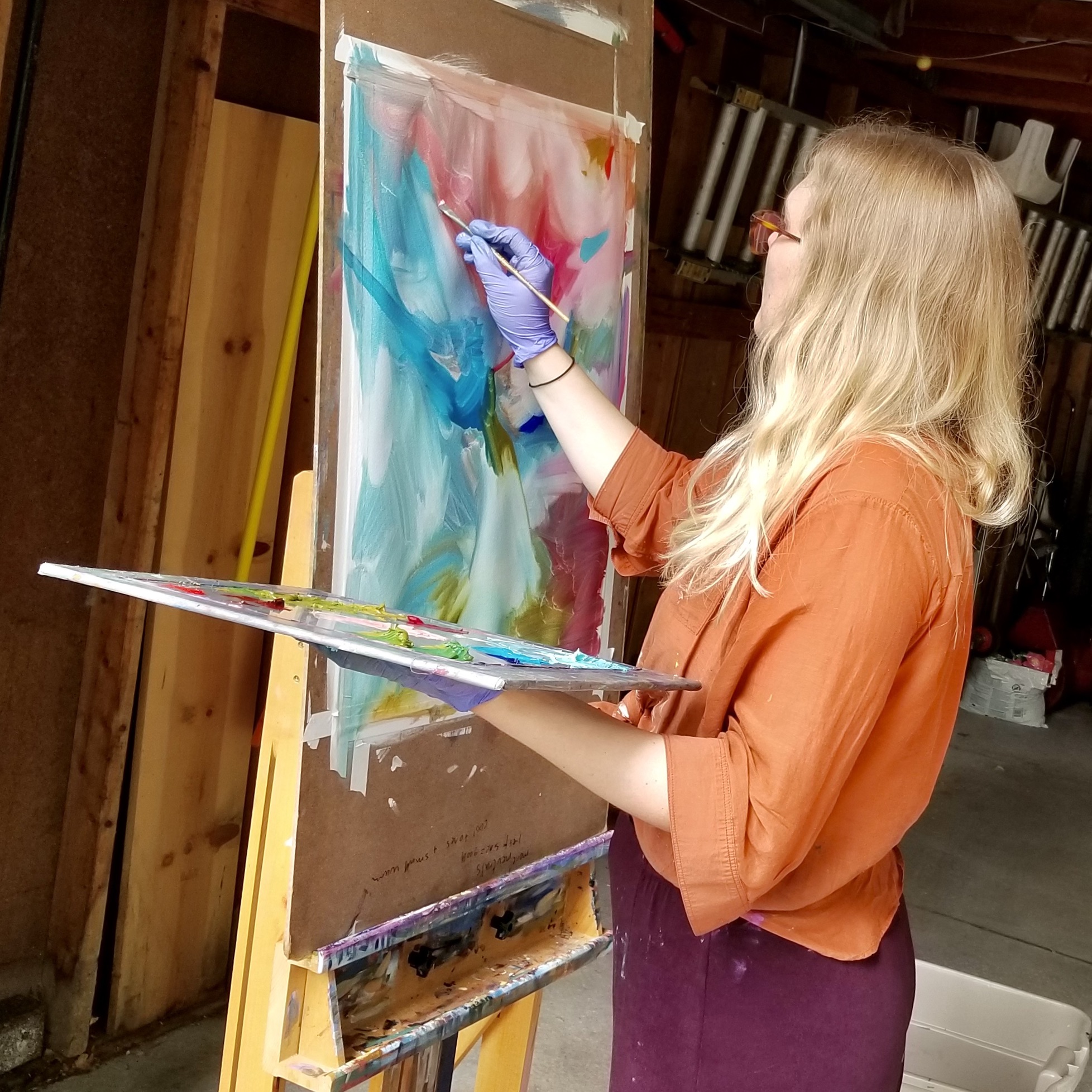 Kelsey Kuno painting